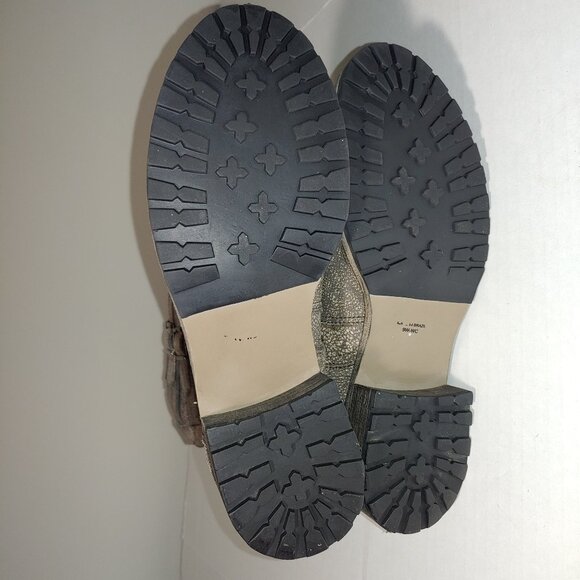 Matisse Roady Tall Distressed Leather Moto Boots size 9W  Brown - Picture 8 of 10